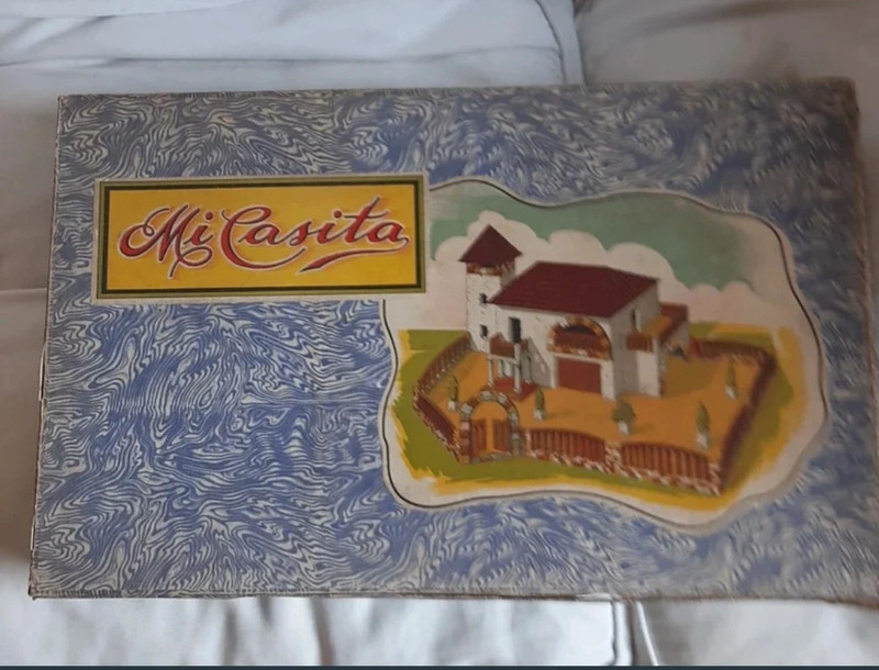 Juego vintage "Mi casita" años 50.