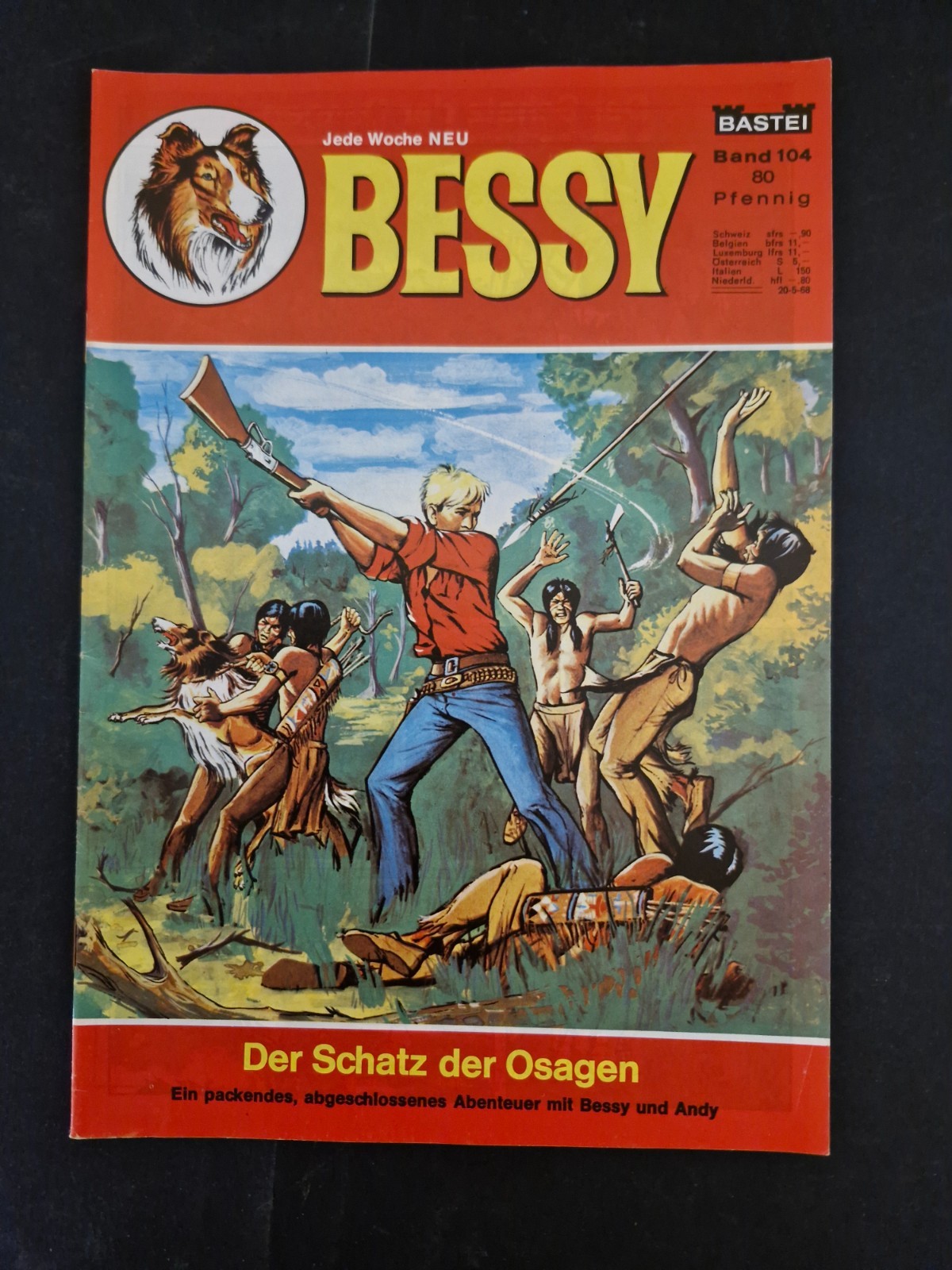 Fumetto Bessy n.104 (Bastei 1ª Edizione) Z0-1/1 condizioni da collezione