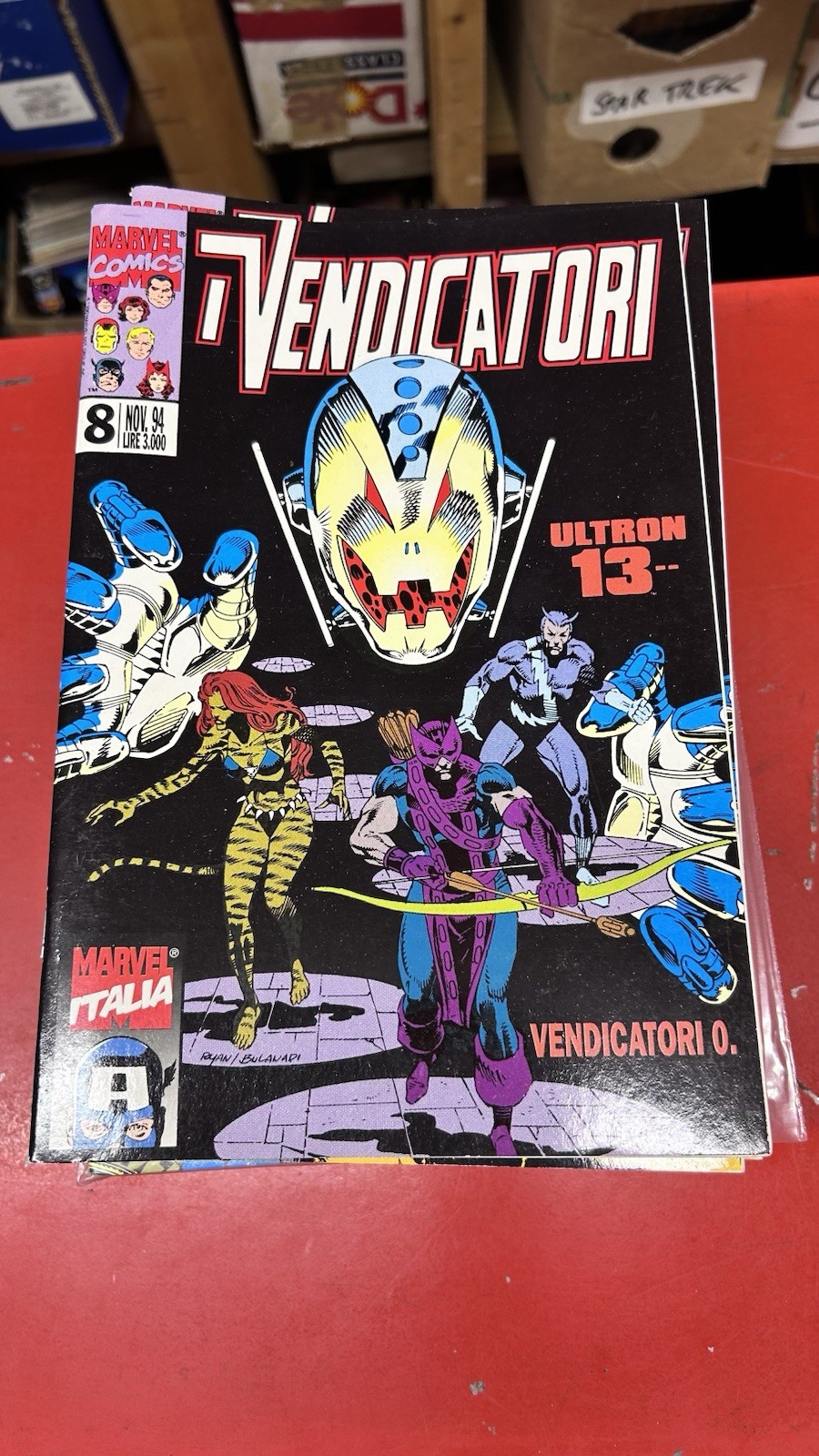 Marvel Italia I Vendicatori n.8 1994 "Ultron 13" fumetto a colori Ultron