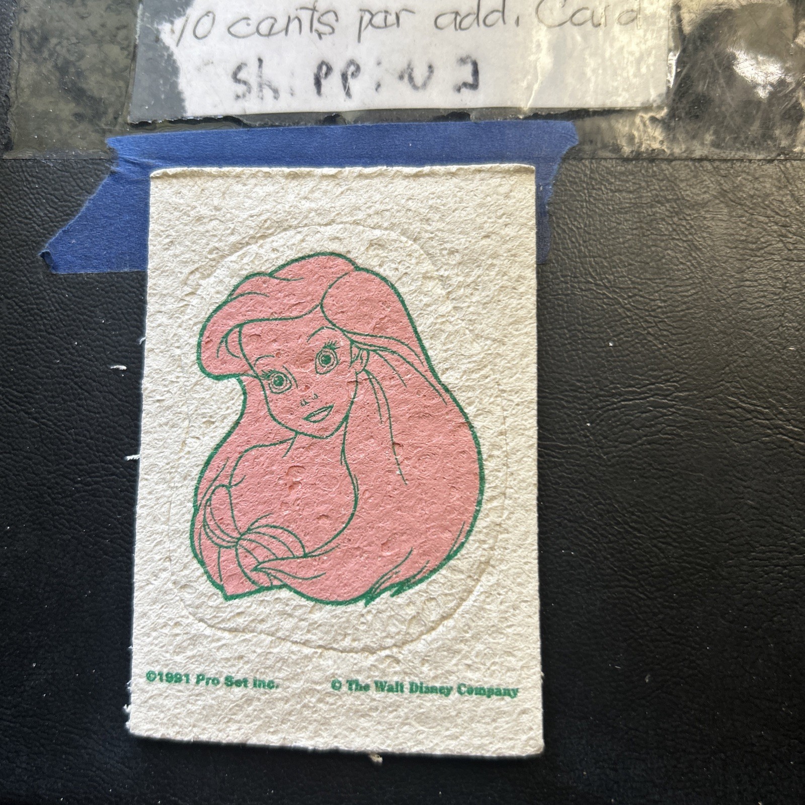 The Little Mermaid 1991 Pro Set sponge Pop-Up Arial