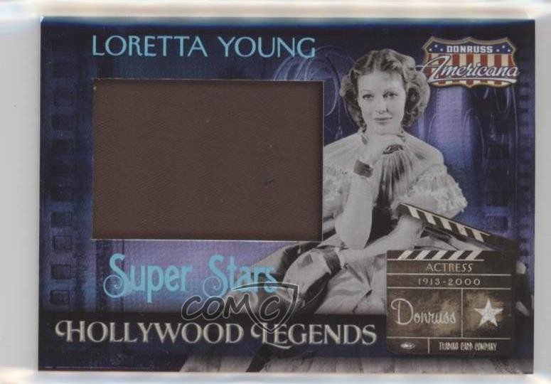 2007 Donruss Americana Super Stars Materials 7/25 Loretta Young #HL-26 0af