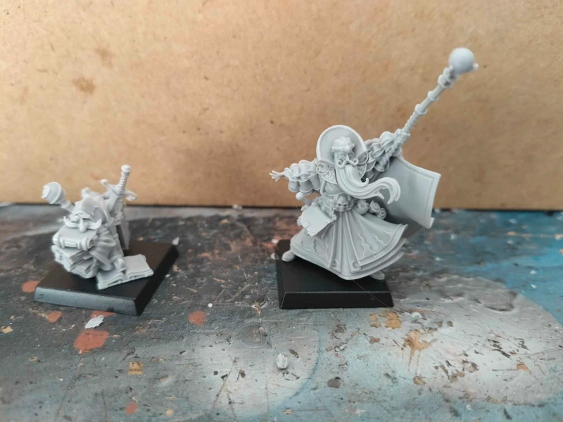 Warhammer The Old World : Sorcier de bataille avec son familier