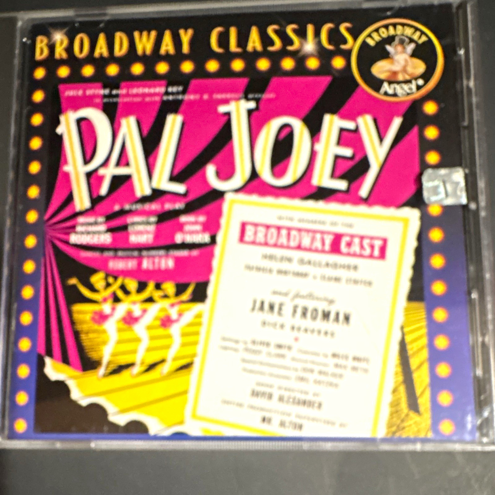 Angel - Pal Joey Original Broadway Cast Recording (CD, 1993) ZDM 7 64696 2