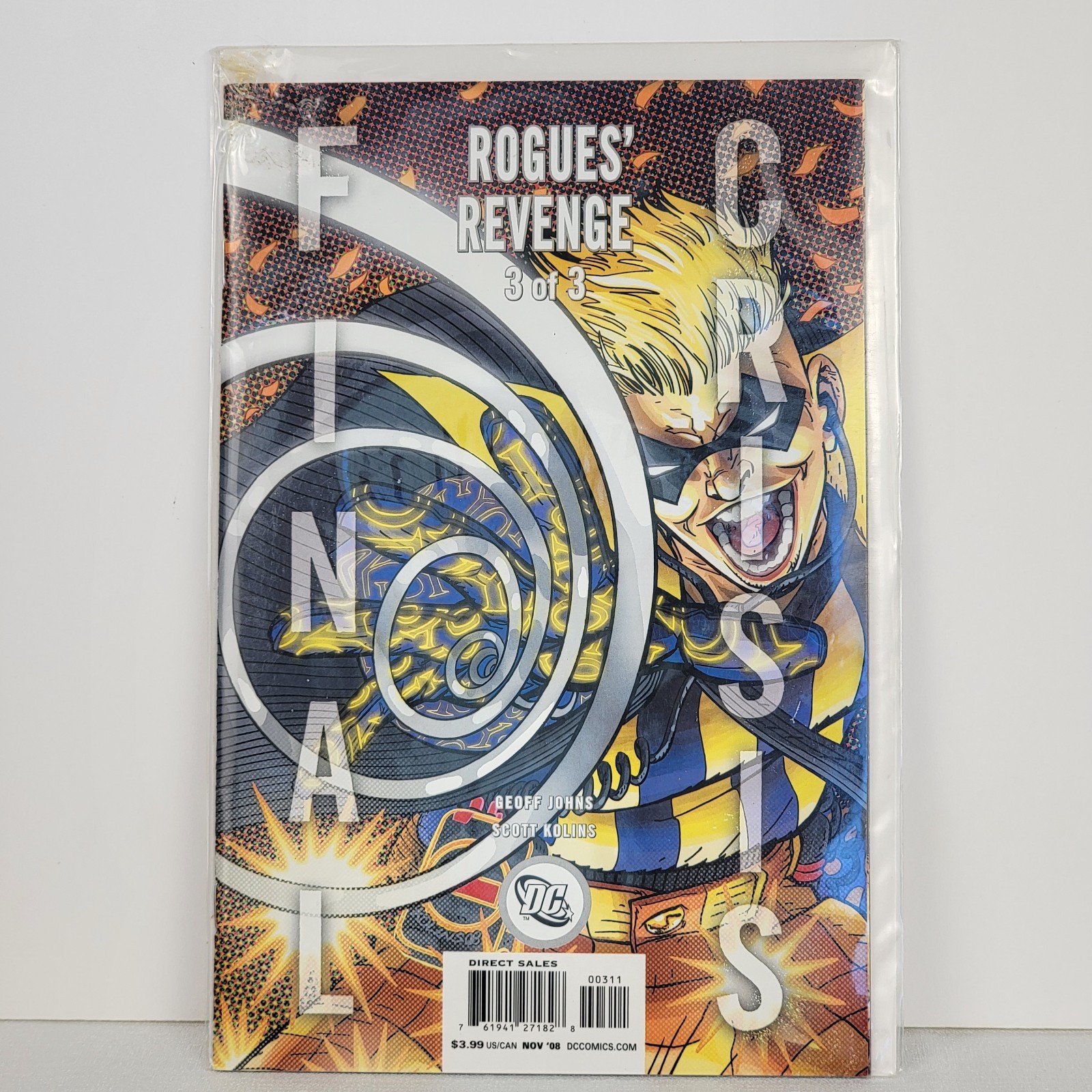 Final Crisis Rogues' Revenge #3b 2008 DC Comics variante fumetto di alta qualità