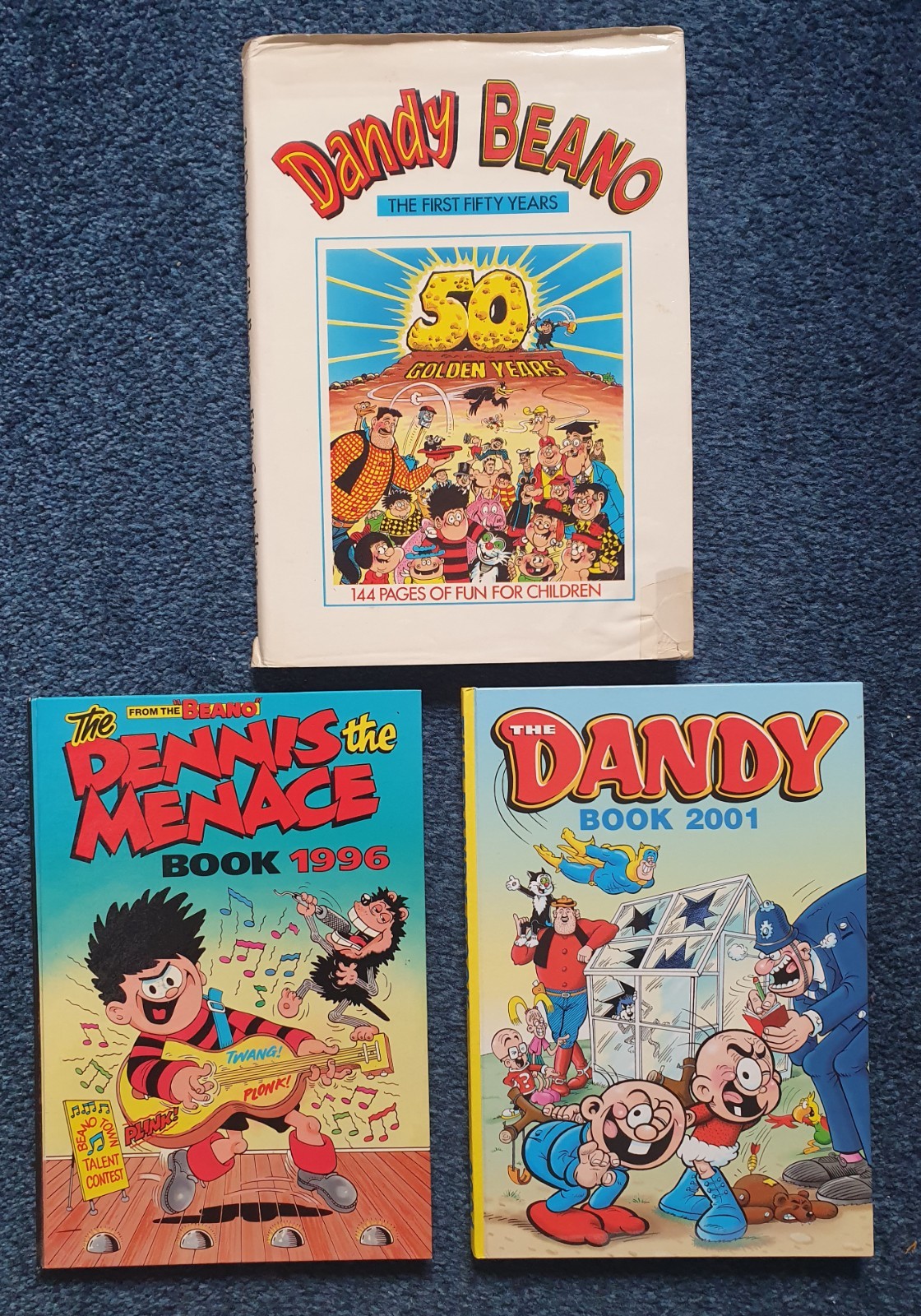 dandy & beano first fifty years & dennis the menace collection