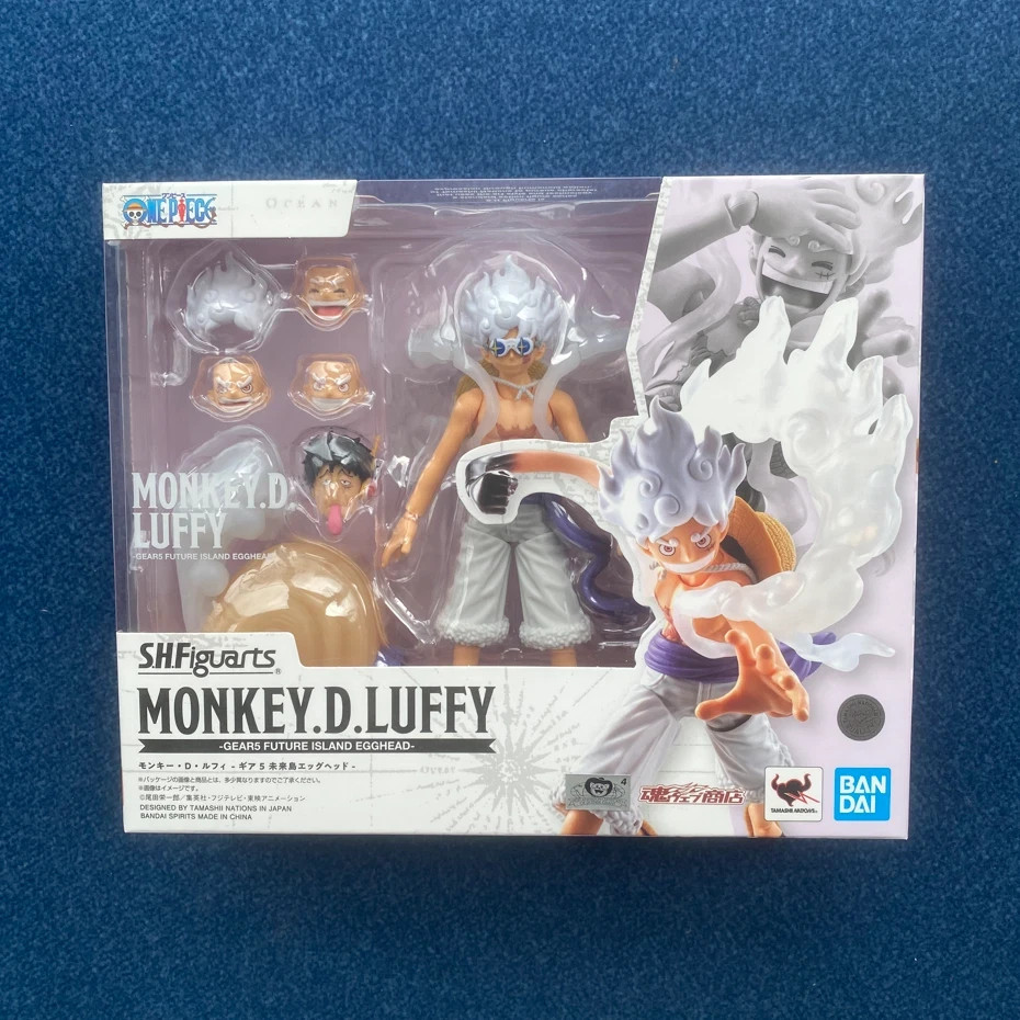Bandai S.H.Figuarts ONE PIECE Monkey D. Luffy Gear 5 Future Island Egghead Toys