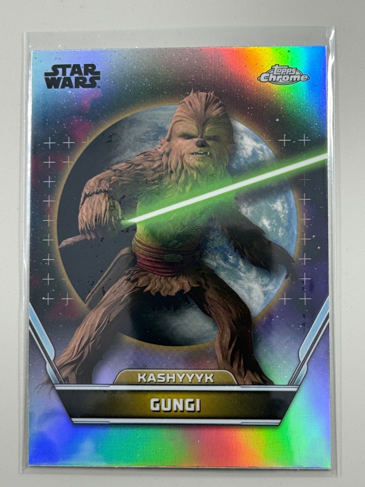 Topps Star Wars 2024 Hyperspace Gungi Kashyyyk Refractor #14