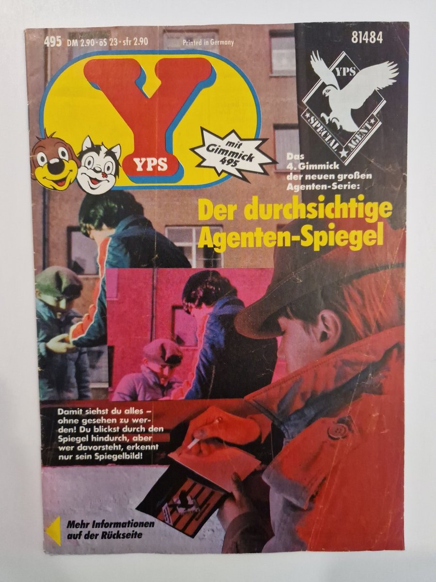 Quaderno YPS n.495 senza espediente, con Robin Ausdewald, Percy Pickwick, Pif e Herk
