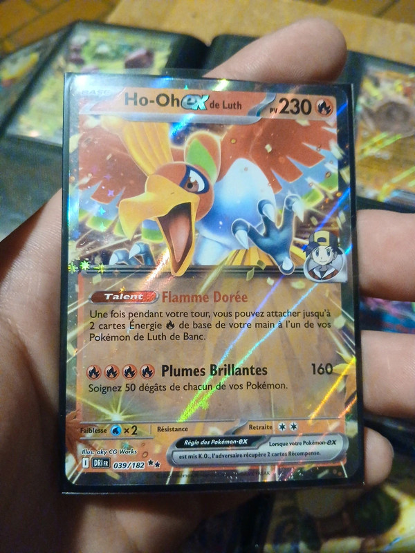 Carte Pokemon Ho-Oh EX de Luth