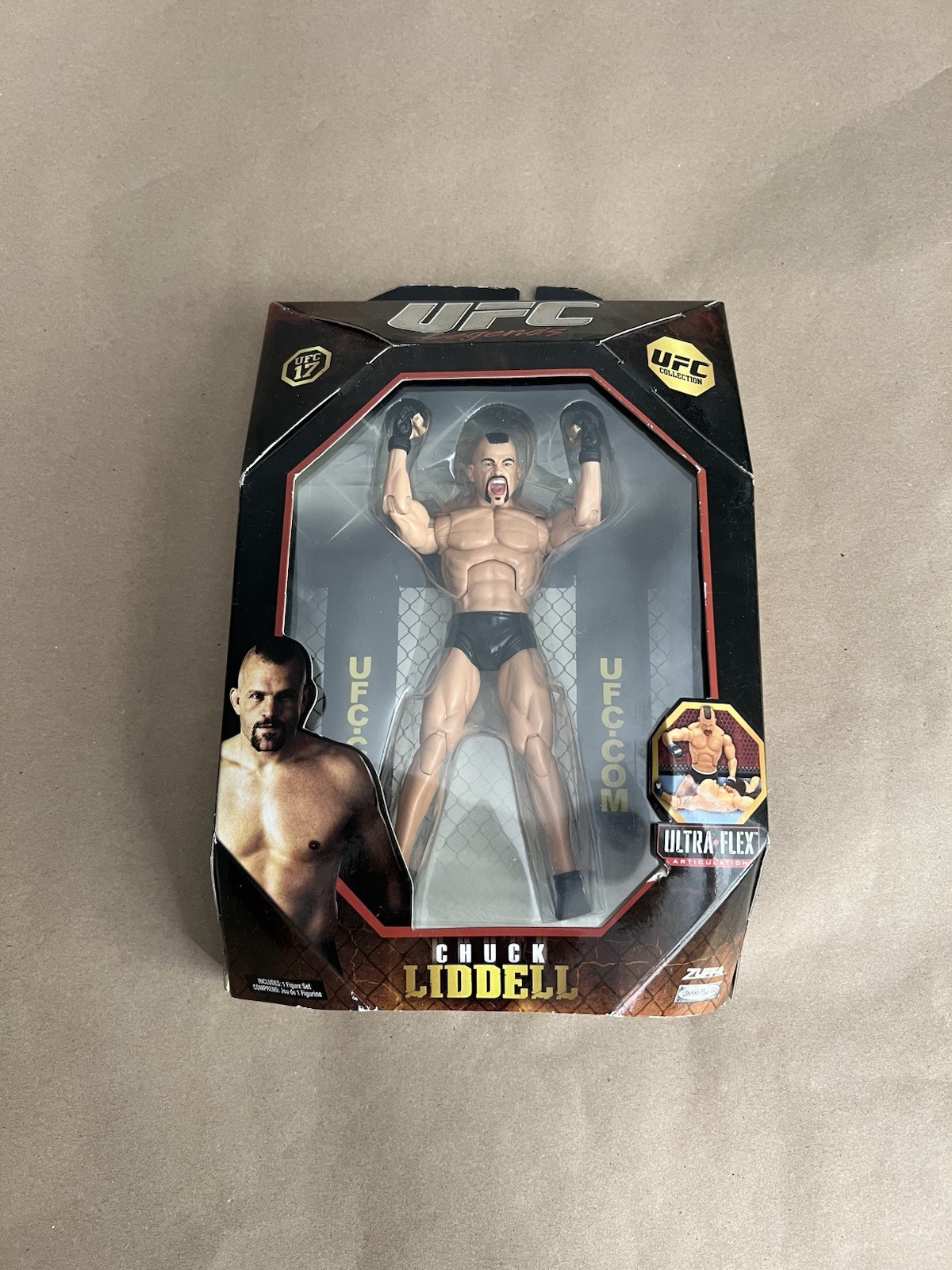Chuck Liddell Action Figure UFC Legends Series 3 #17 JAKKS Pacific 2010 in scatola