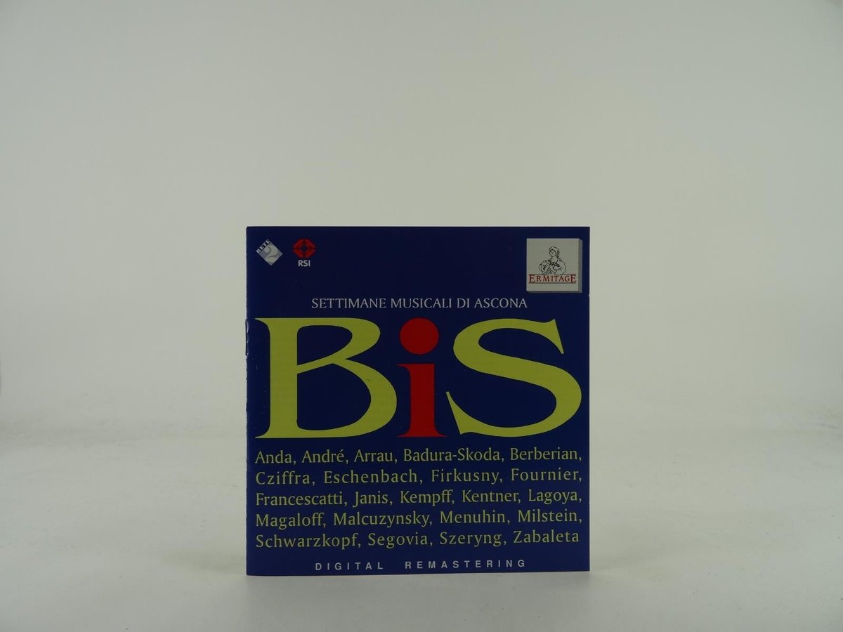 VARIOUS ARTISTS (BIS) SETTIMANE MUSICALI DI ASCONA (442) 20+ Track CD Album plus