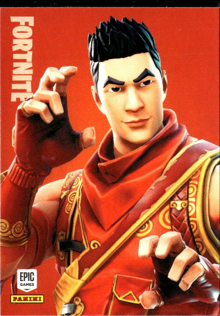 2019 Panini Fortnite Series 1 #123 Crimson scout uncommon outfit