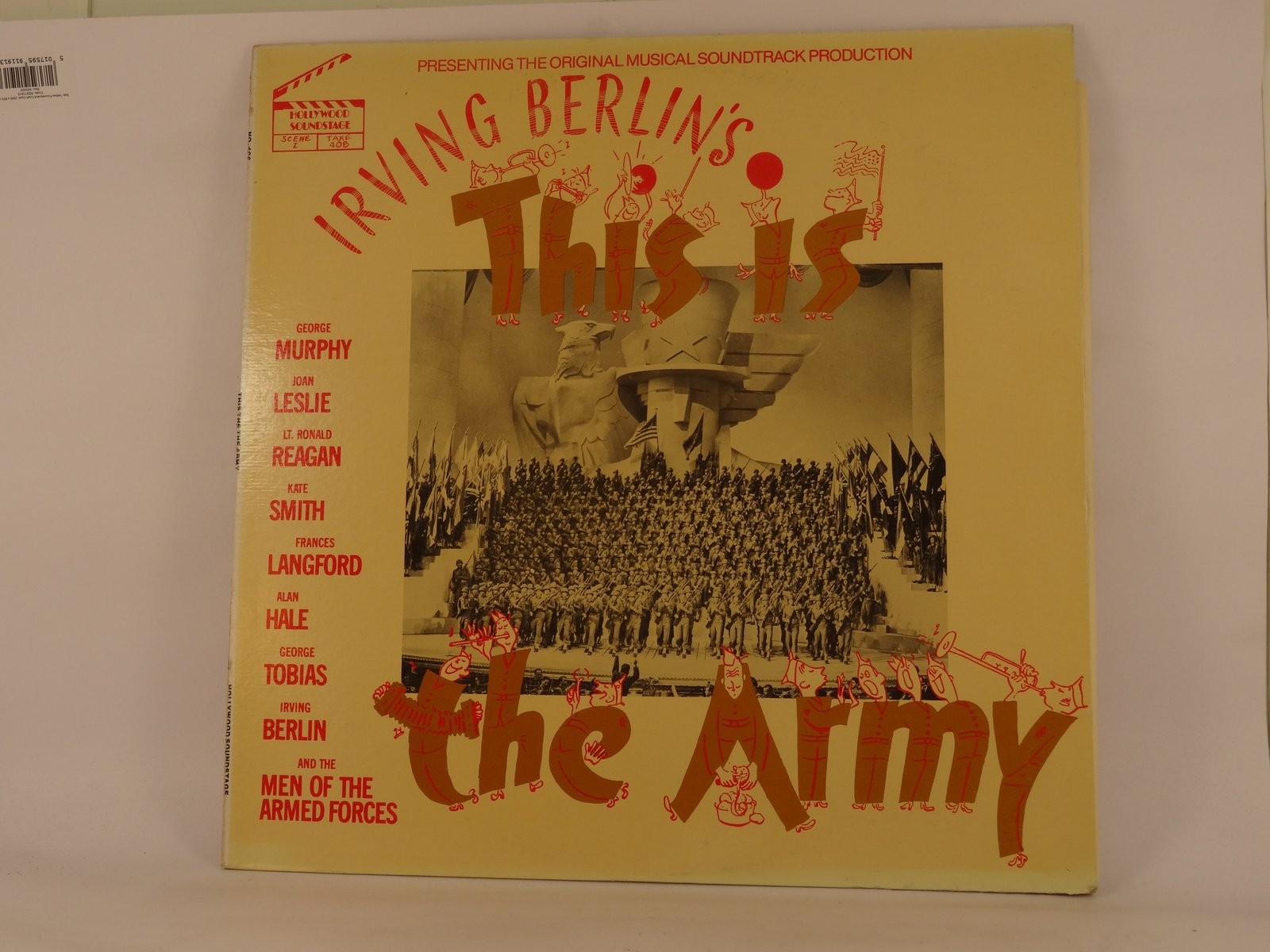 VARIOUS ARTISTS SOUNDTRACK THIS IS THE ARMY (429) LP HOLLYWOOD SOUNDSTAGE