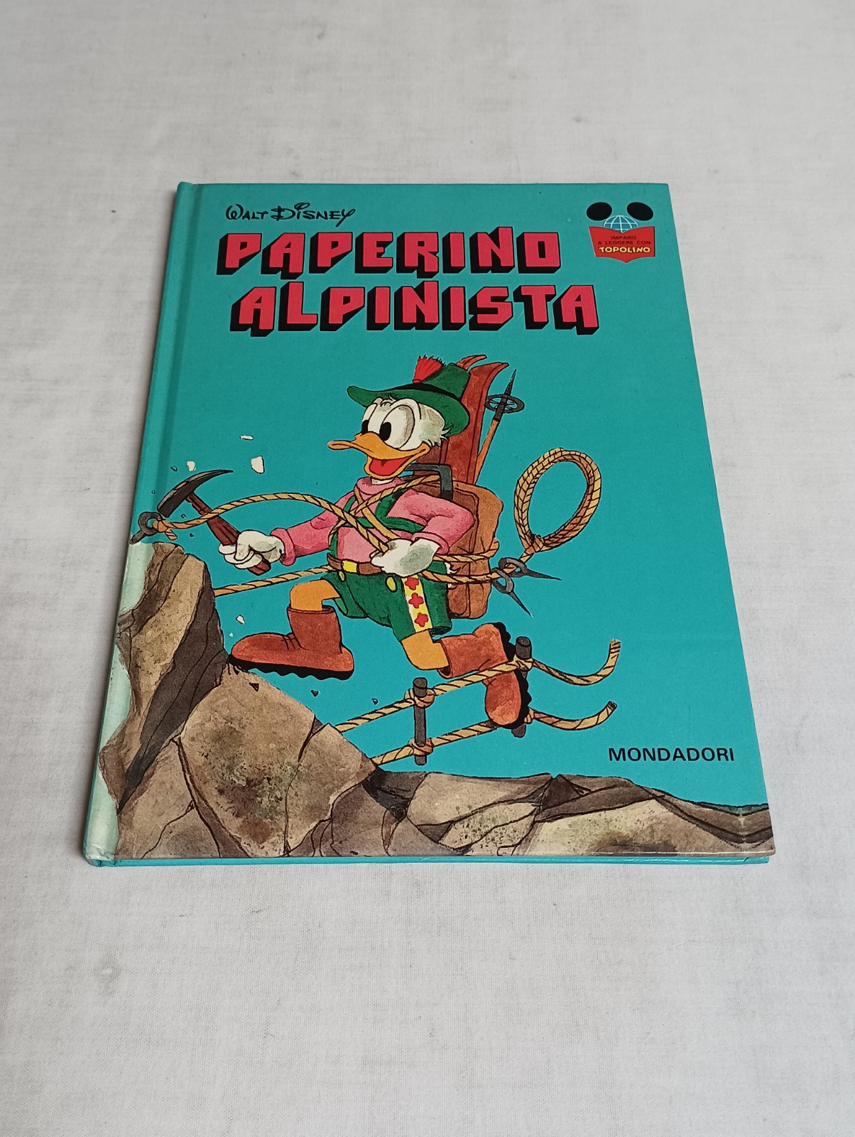 IMPARO A LEGGERE CON TOPOLINO PAPERINO ALPINISTA PRIMA EDIZIONE  1978