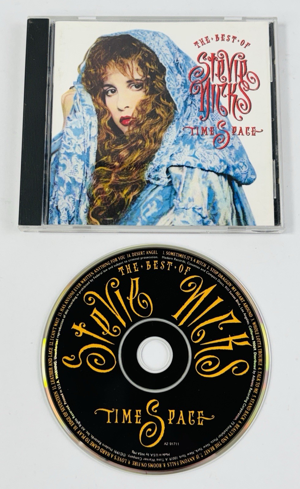 Stevie Nicks Timespace The Best Of CD 1991 Modern Records Columbia House