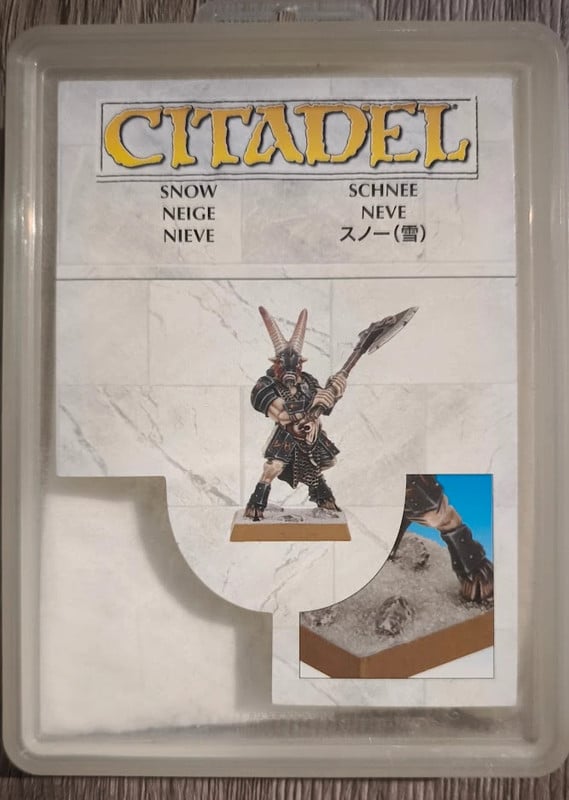 Games Workshop Citadel Snow Flocage Neige OOP Neuf sous emballage scellé