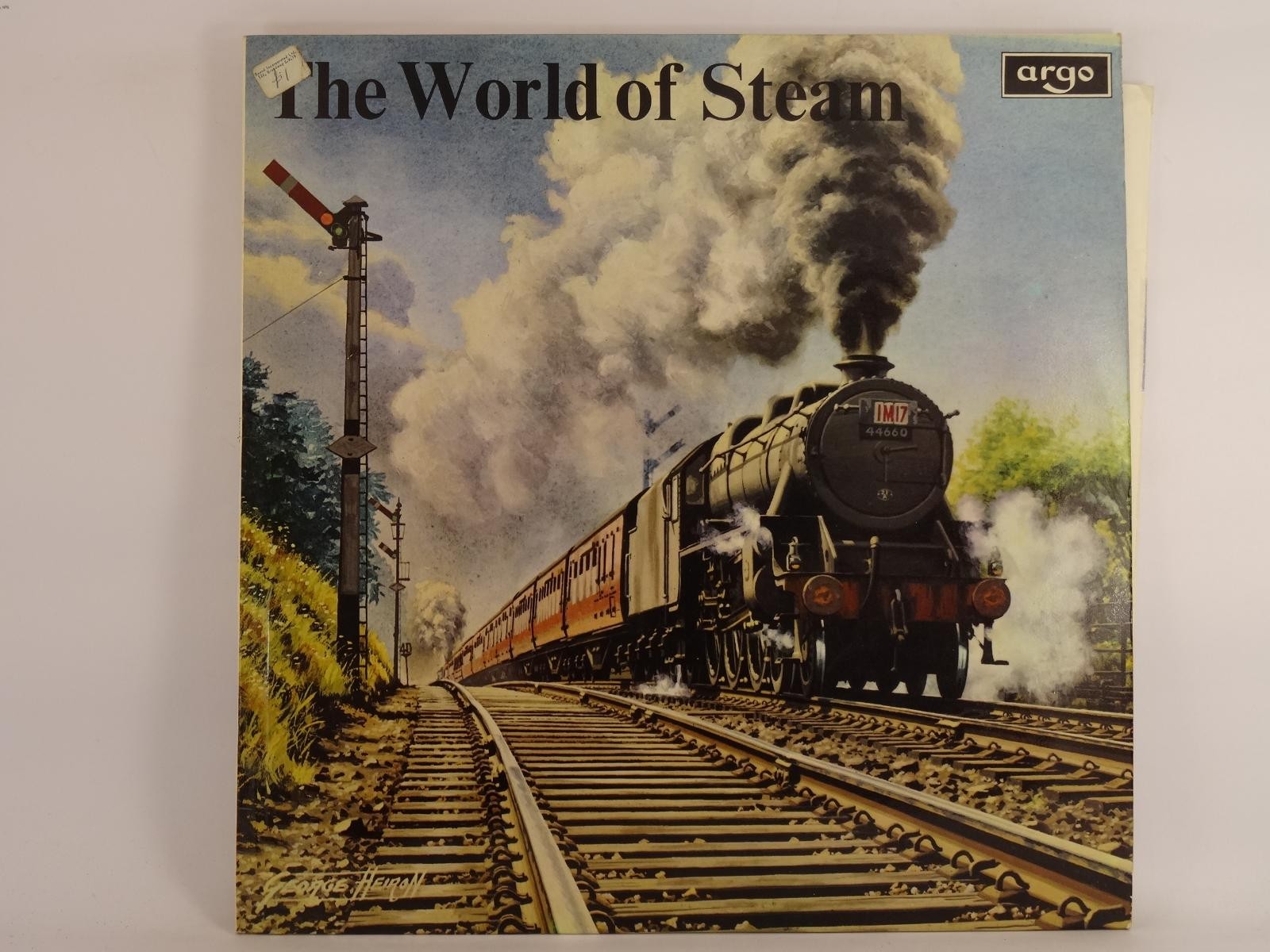 THE WORLD OF STEAM ON RAILWAYS IN BRITAIN (40) 6 Track Promo 12" Single plus Pic