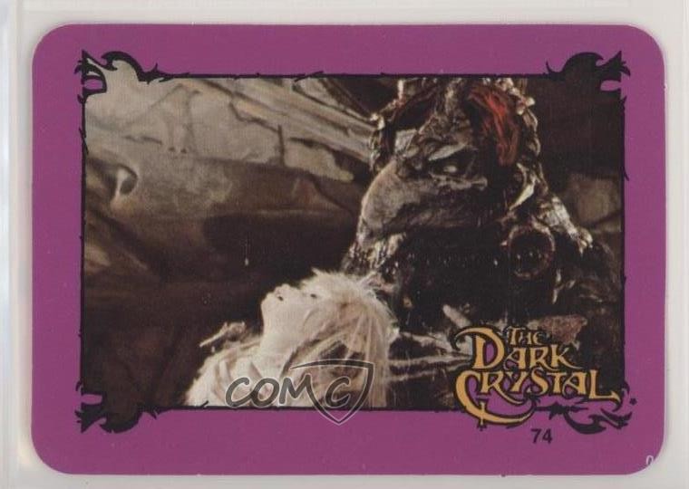 1982 Donruss Il Sacrificio di Kira di Cristallo Oscuro #74 3c7