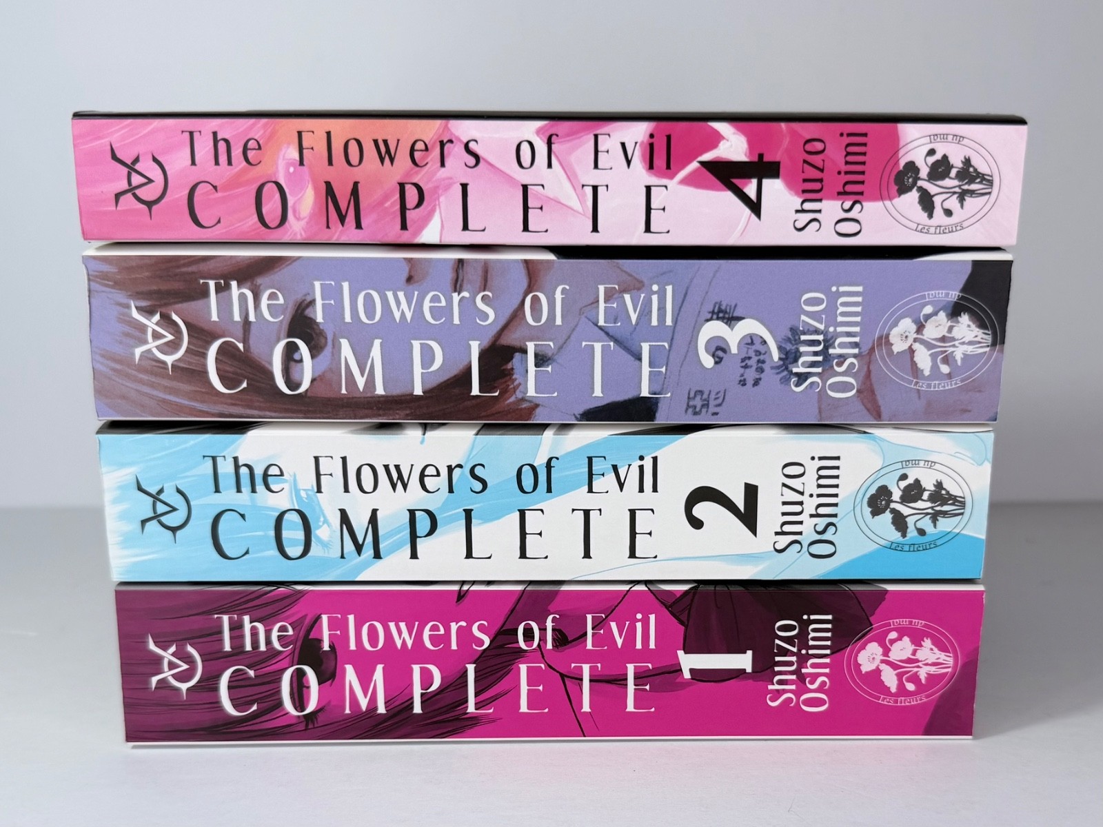 Fiori del Male Manga Volumi 1-4 Completo Inglese Shuzo Oshimi Vertical Comics