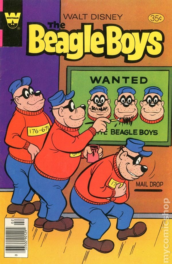 Beagle Boys #47 VG+ 4.5 1979 Stock Image Low Grade