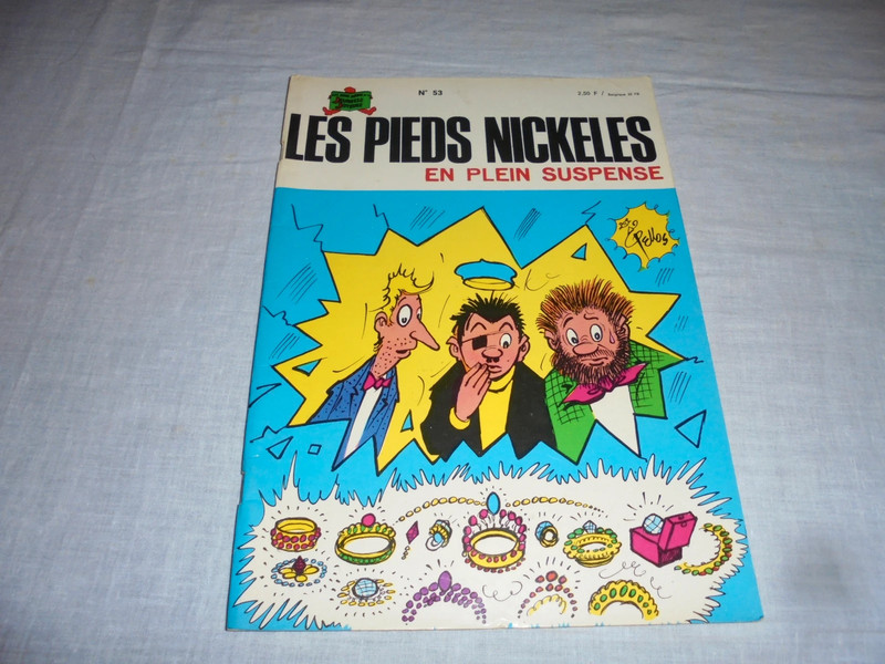 BD Les Pieds Nickelés 53 : Les Pieds Nickelés en plein suspense Editions SPE 1974
