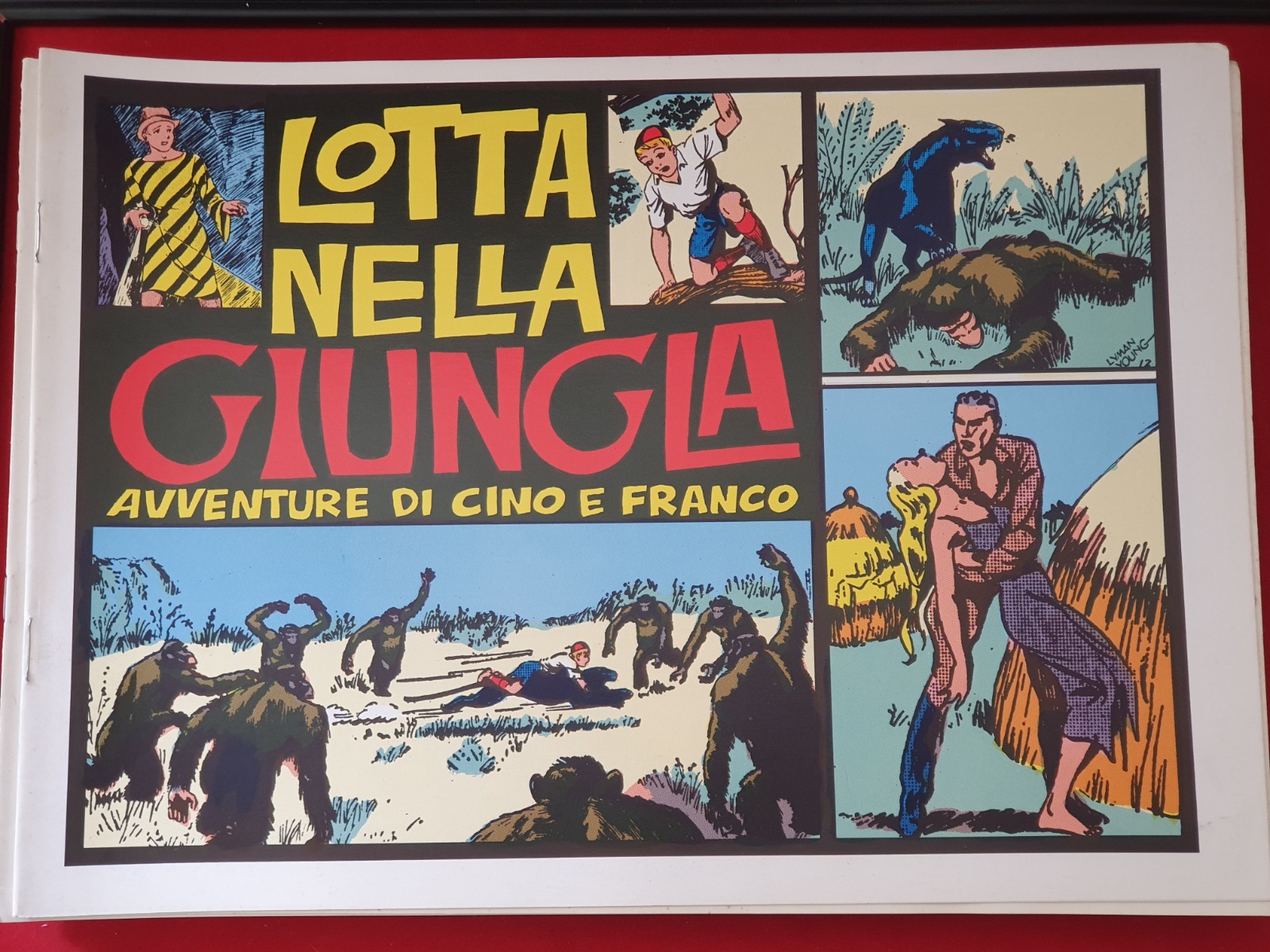 FUMETTO CINO E FRANCO LOTTA NELLA GIUNGLA NERBINI RISTAMPA ANASTATICA VINTAGE