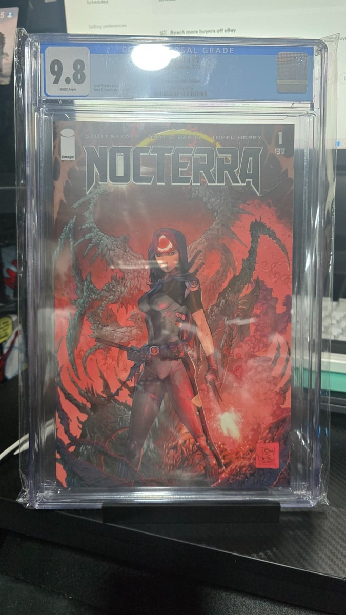 Nocterra #1 CGC 9.8 variante Glow in the Dark Scott Snyder Image Comics 2021