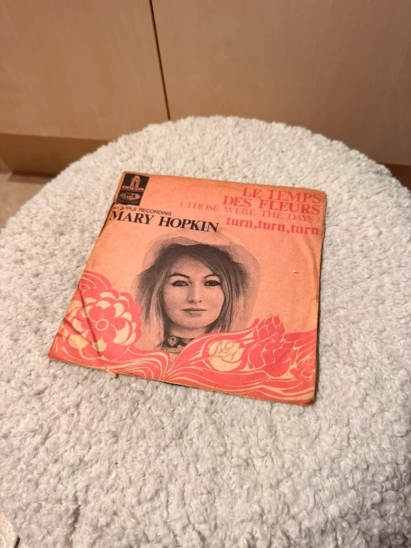 vinyle Mary Hopkin Le temps des fleurs - Turn, Turn, Turn 45 tours
