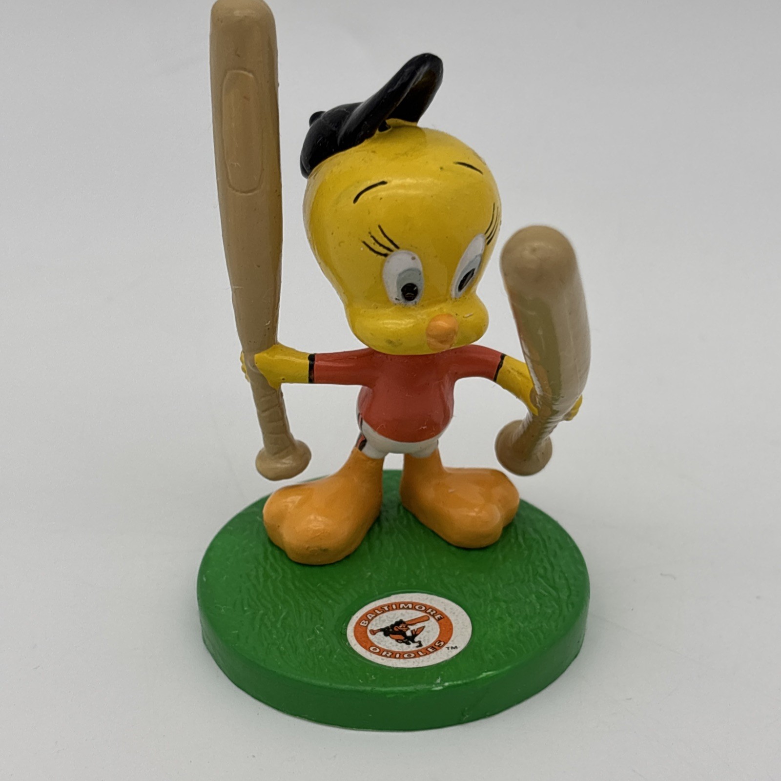 Figurine baseball Looney Tunes American Major League Orioles Tweety Bird 1991