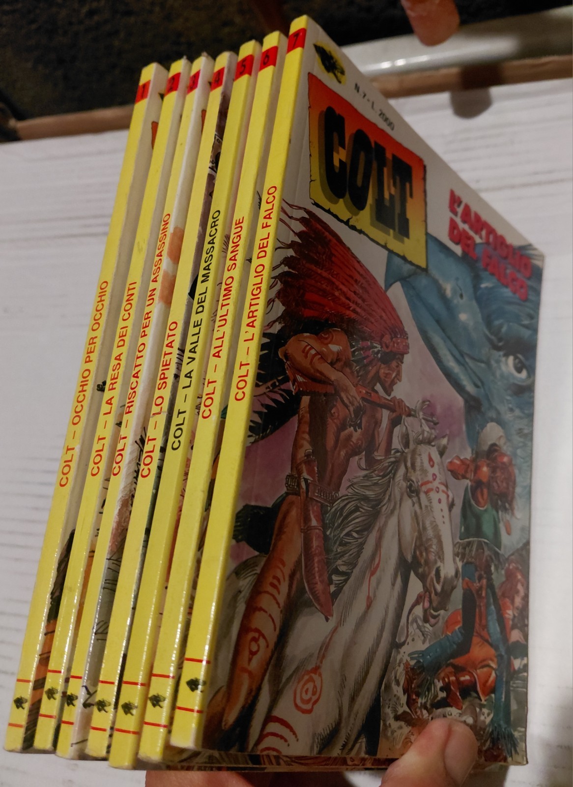 COLT da 1 a 7 Serie Completa Riedizione JESUS Renzo Barbieri Editore