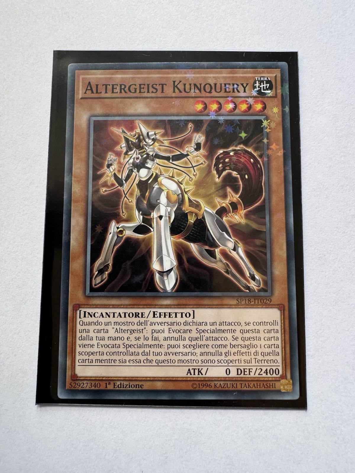 Altergeist Kunquery (Starfoil) SP18-IT029 Star Pack: Vrains 1a Edizione MINT