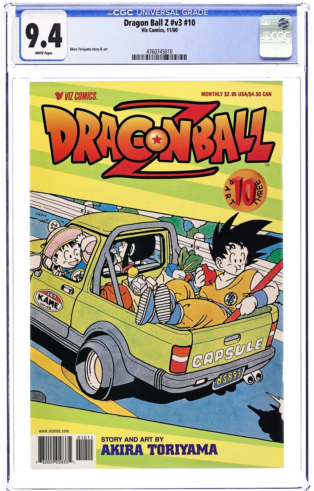 Dragon Ball Z parte 3 #10 CGC 9.4 2000 4760745010