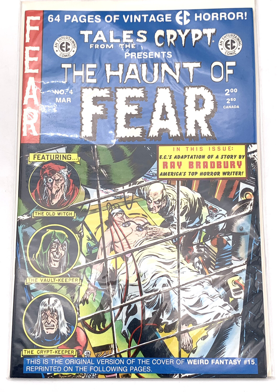 Haunt of Fear #4 VF RUSS COCHRAN 1991 EC REPRINT TFTC 64 Pages Horror SciFi
