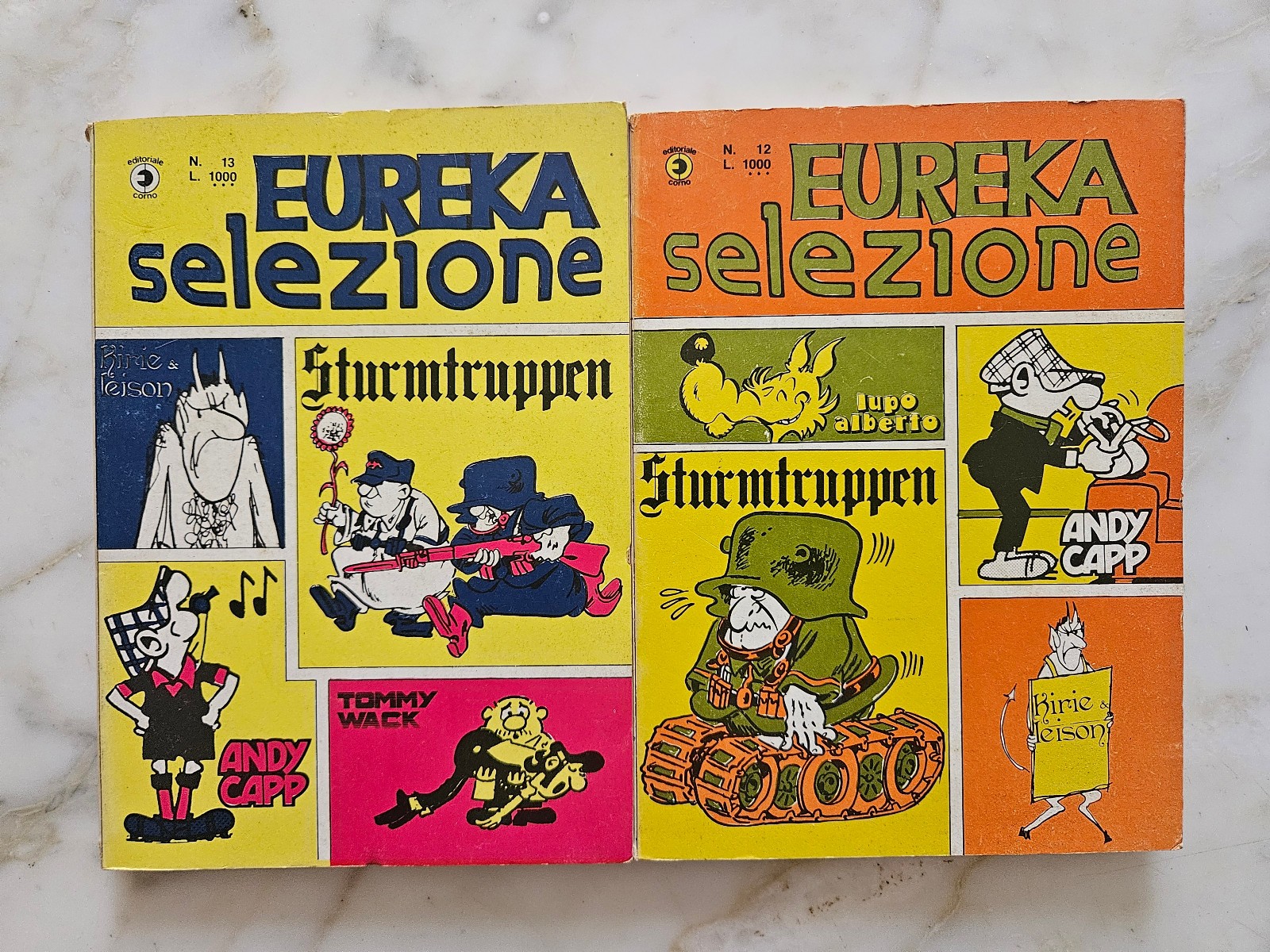 c6) EUREKA SELEZIONE lotto nn. 12-13-15-16-17-18-19-20  - Corno 1980 - ottimo++