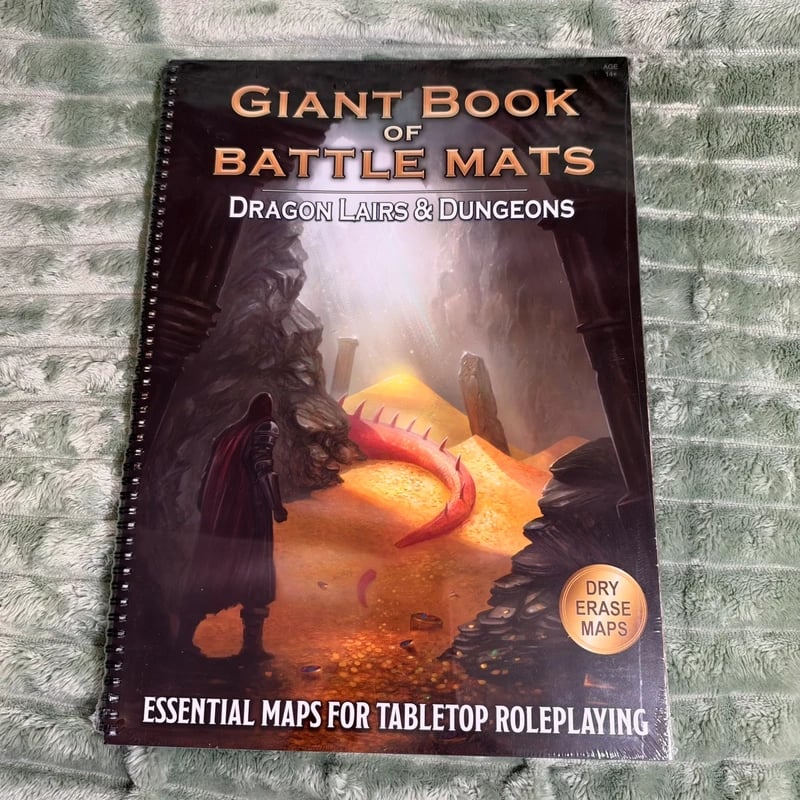 Giant Book of Battle Mats Dragon Lairs & Dungeons – Loke – Neuf sous blister