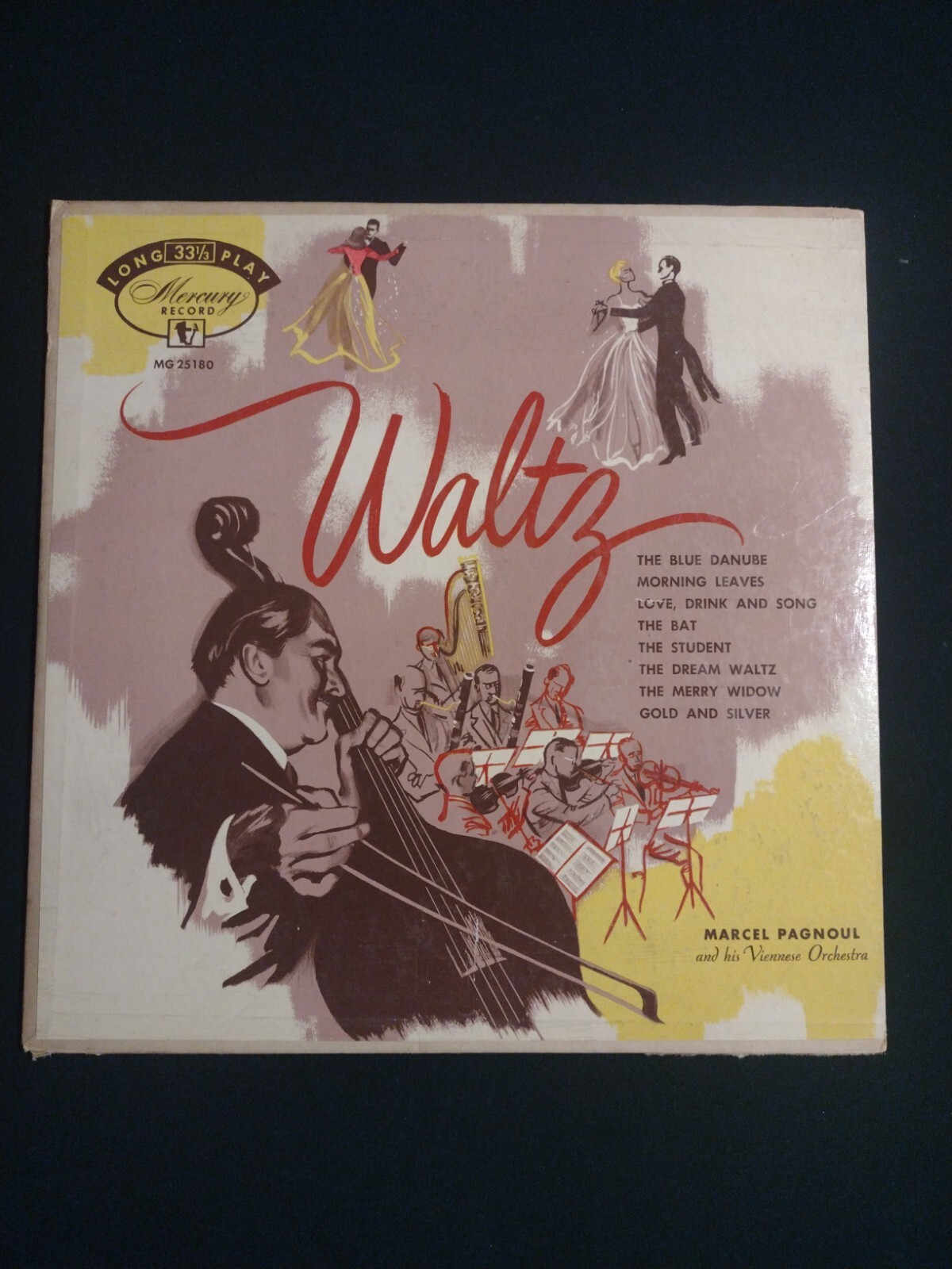 Marcel Pagnoul And His Viennese Orchestra - Waltz 10" Lp 1950s Mercury MG 25180