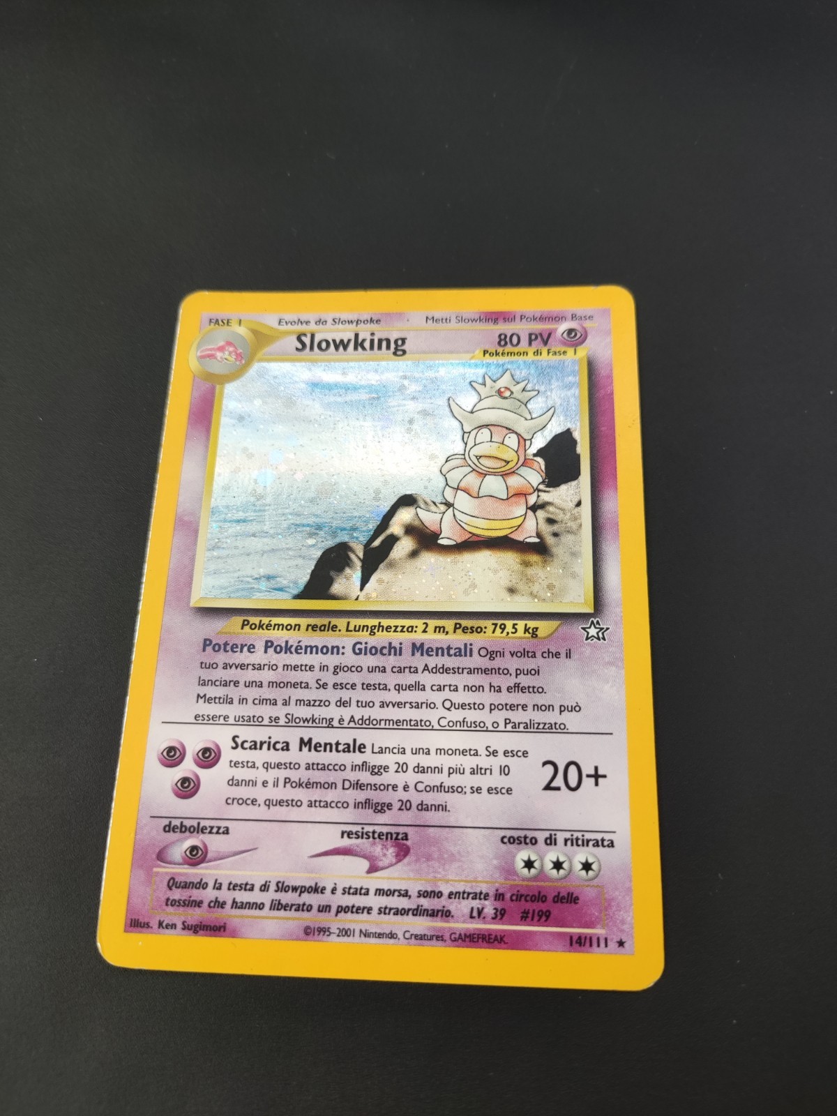 Pokémon TCG Slowking 14/111 ITA Nei Genesis Holo Vintage