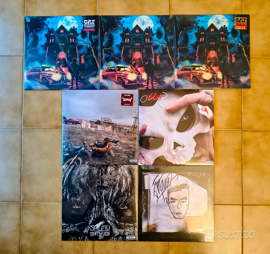 5 Lp SALMO dischi in vinile nuovi sigillati