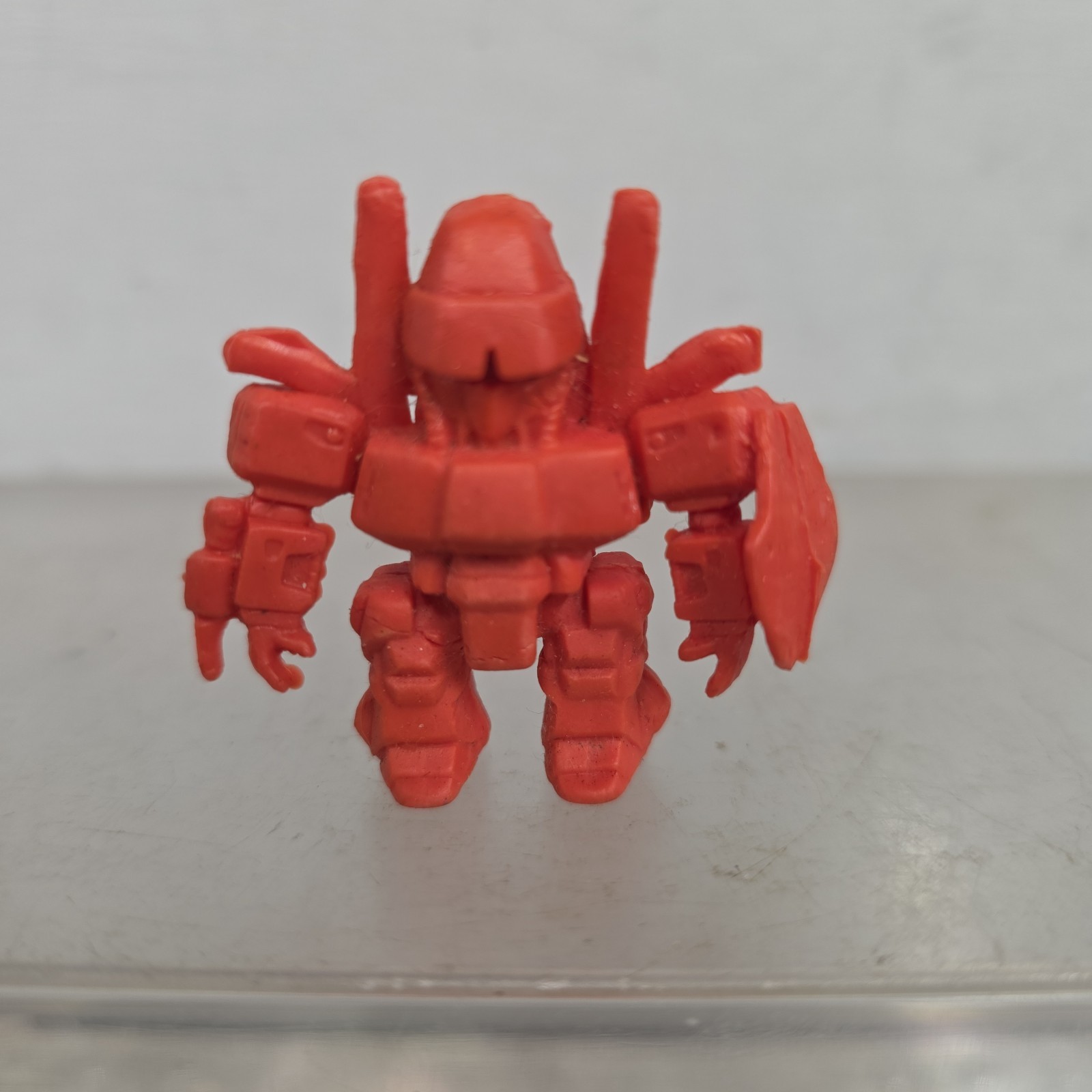 Mini robot L-Gaim Mecha Keshi anni 80 macchina per gumball a capsule 1,5" ROSSO