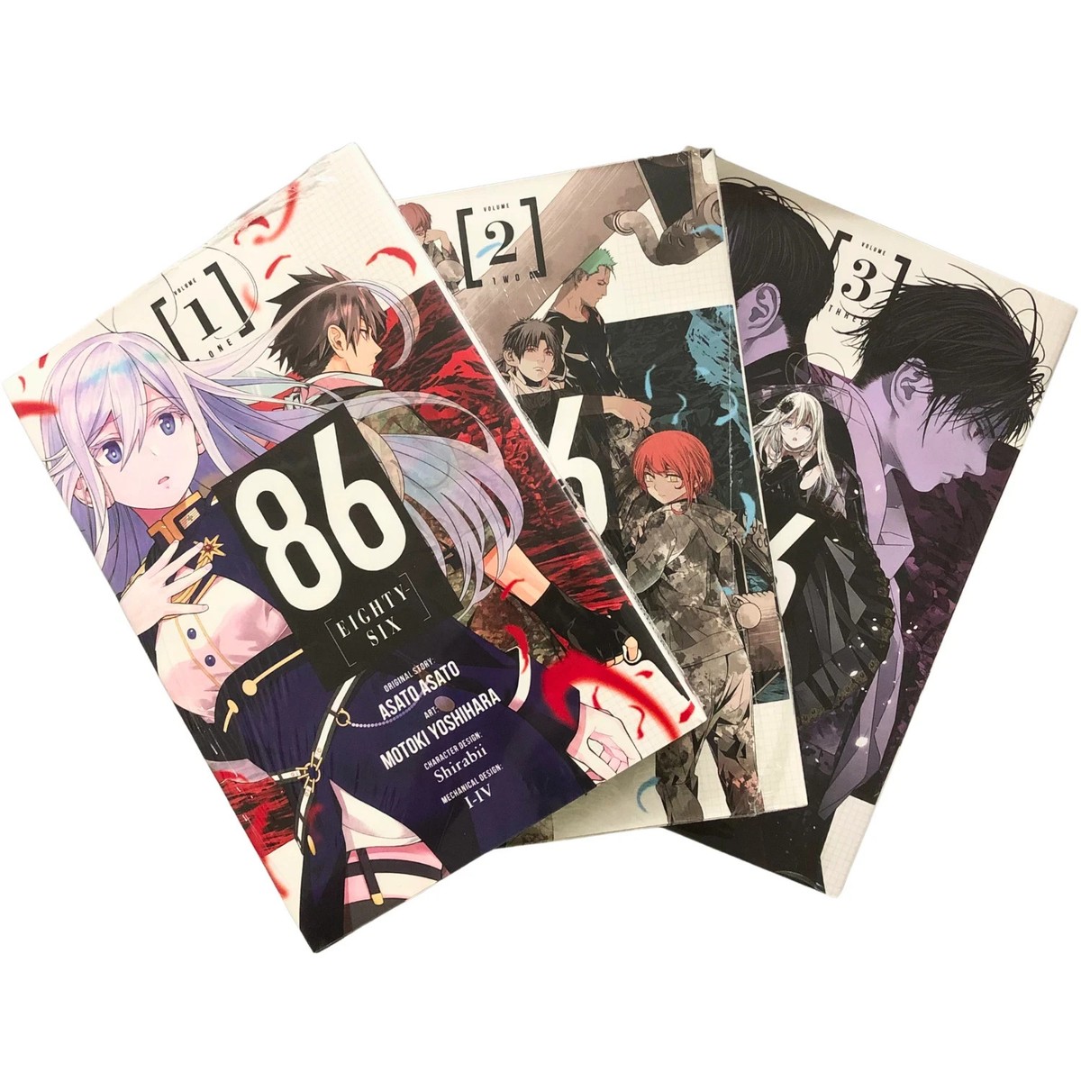 86 Eighty-Six Manga Edizione Inglese di Asato Asato - Vol 1~Vol 3