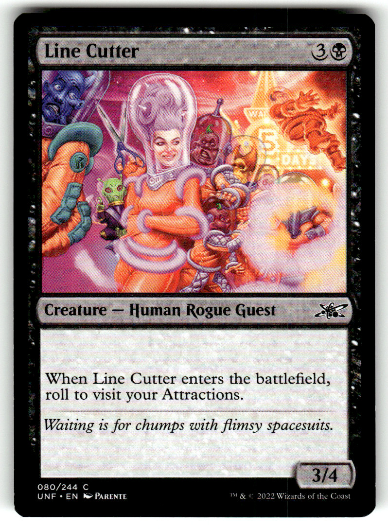 Line Cutter Unfinity 80 C Magic: The Gathering quasi nuovo
