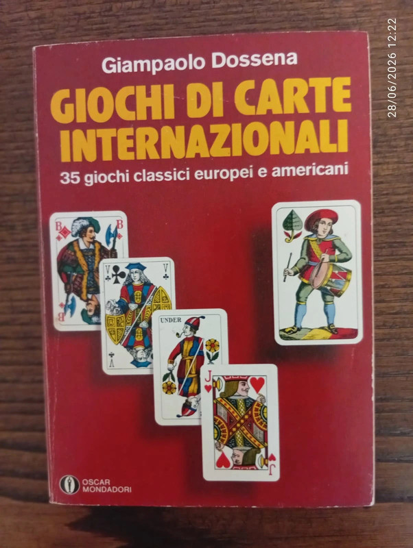 Libro "Giochi di carte internazionali"di Gianpaolo Dossena