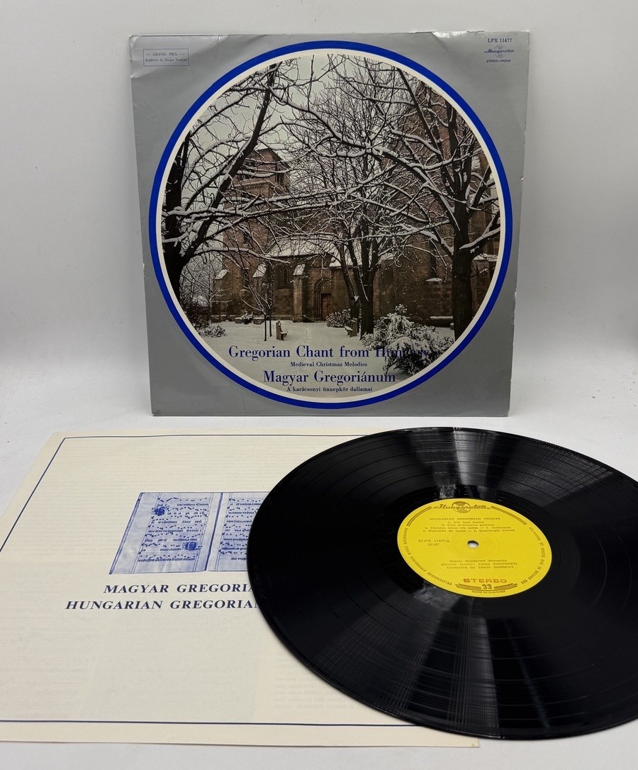 Gregorian Chant From Hungary Medieval Christmas Melodies LP