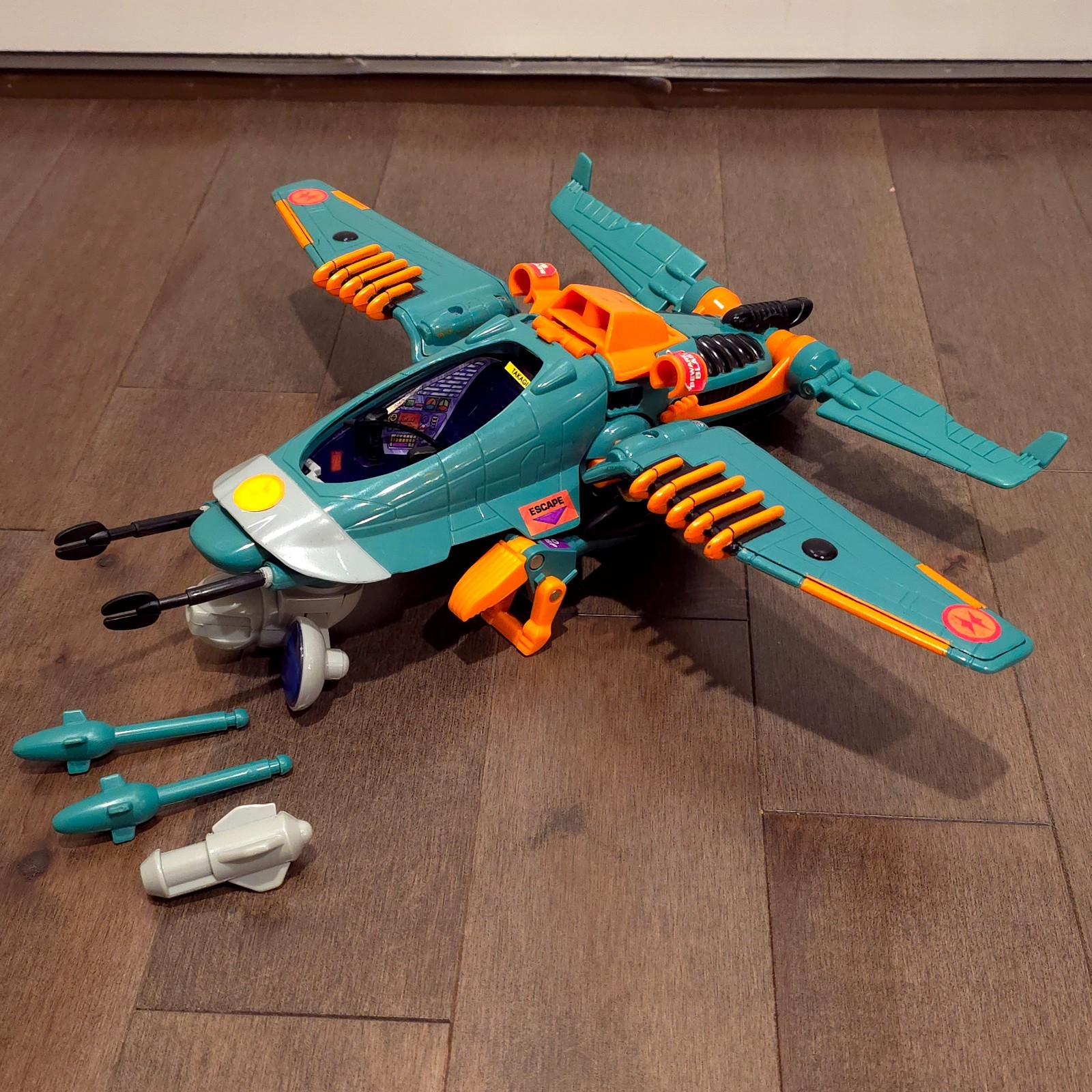 Exo Squad Space Kaz Takagi Exofighter E-Frame 1995 Playmates vintage anni 90 LEGGI