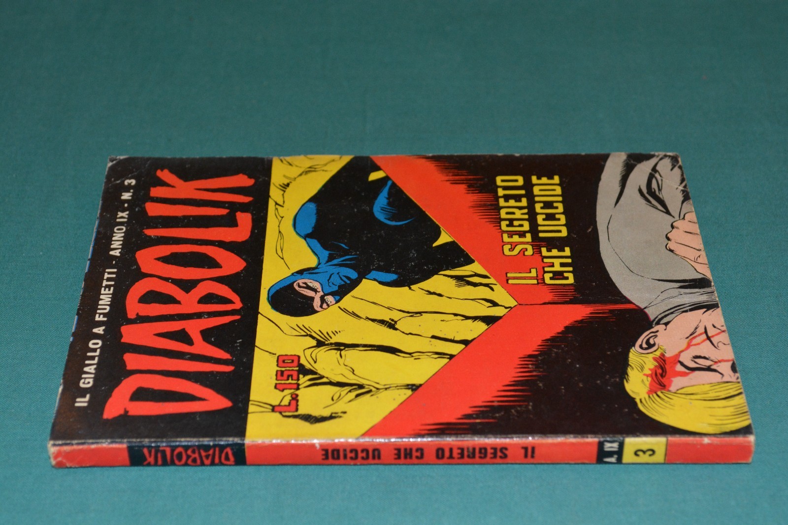 DIABOLIK Anno IX 9° NONO # 3 Astorina Sodip 1a edizione 02/02/1970