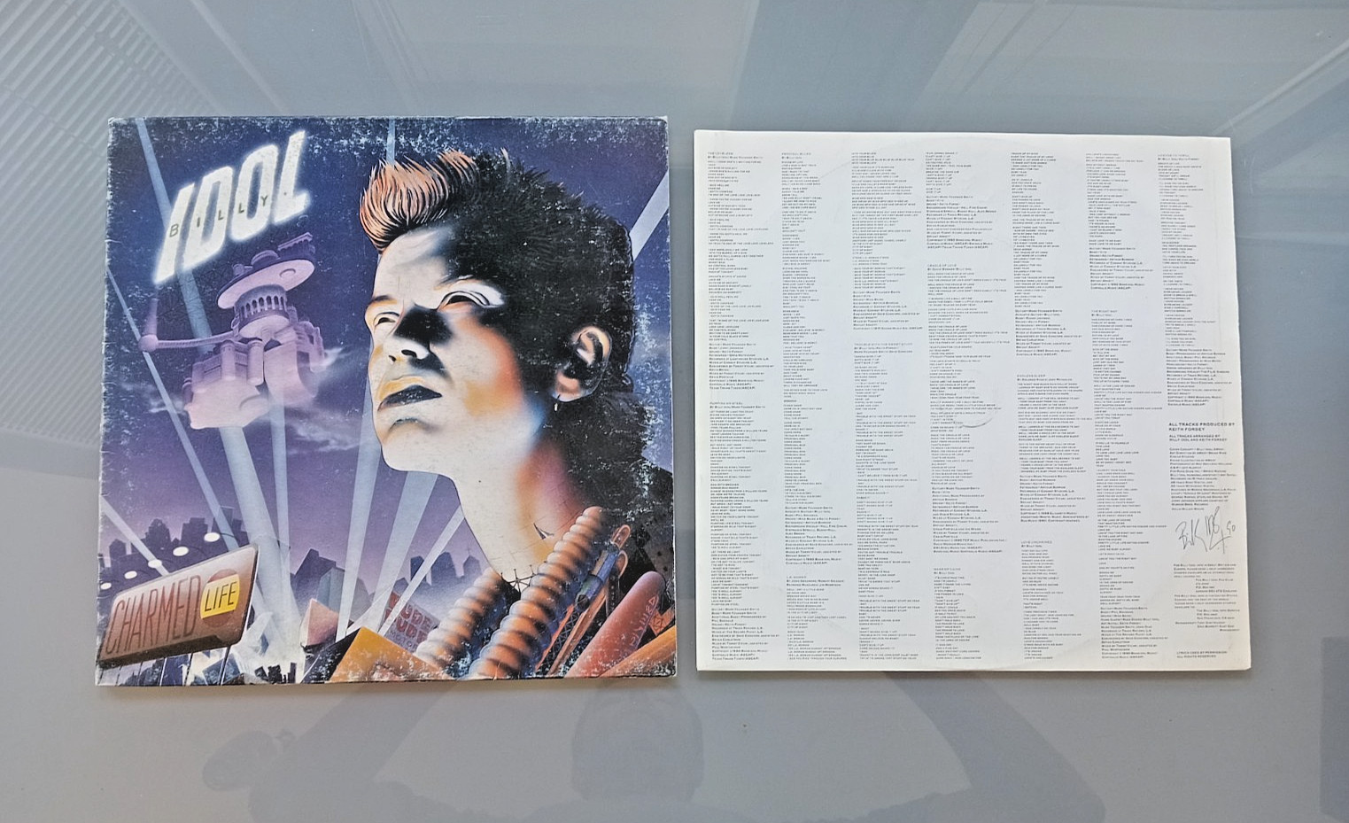 DISCO VINILE 33 GIRI LP 12''- BILLY IDOL CHARMED LIFE ,EMI 1990