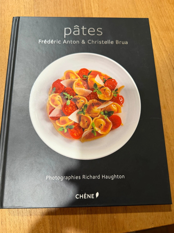 Livre de recettes de Pâtes de Frédéric Anton Christelle Brua