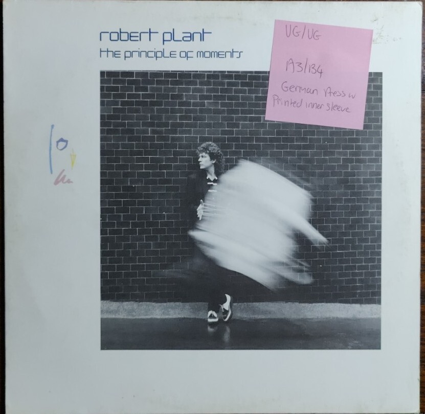 Robert Plant The Principle Of Moments Vinyl Record VG/VG 7901011 1983