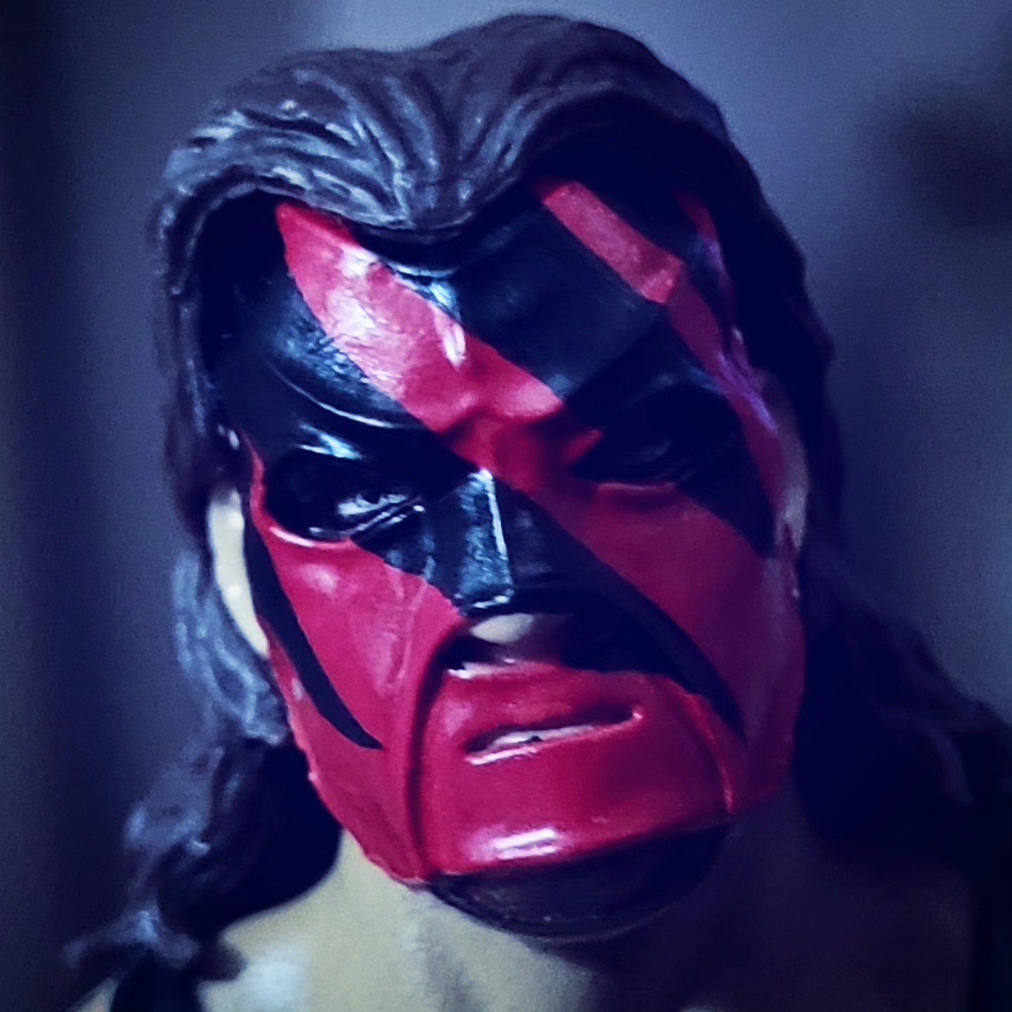 WWE WWF KANE 2001 Personalizzato Mattel Elite con 4 scansioni testa KOTR SummerSlam
