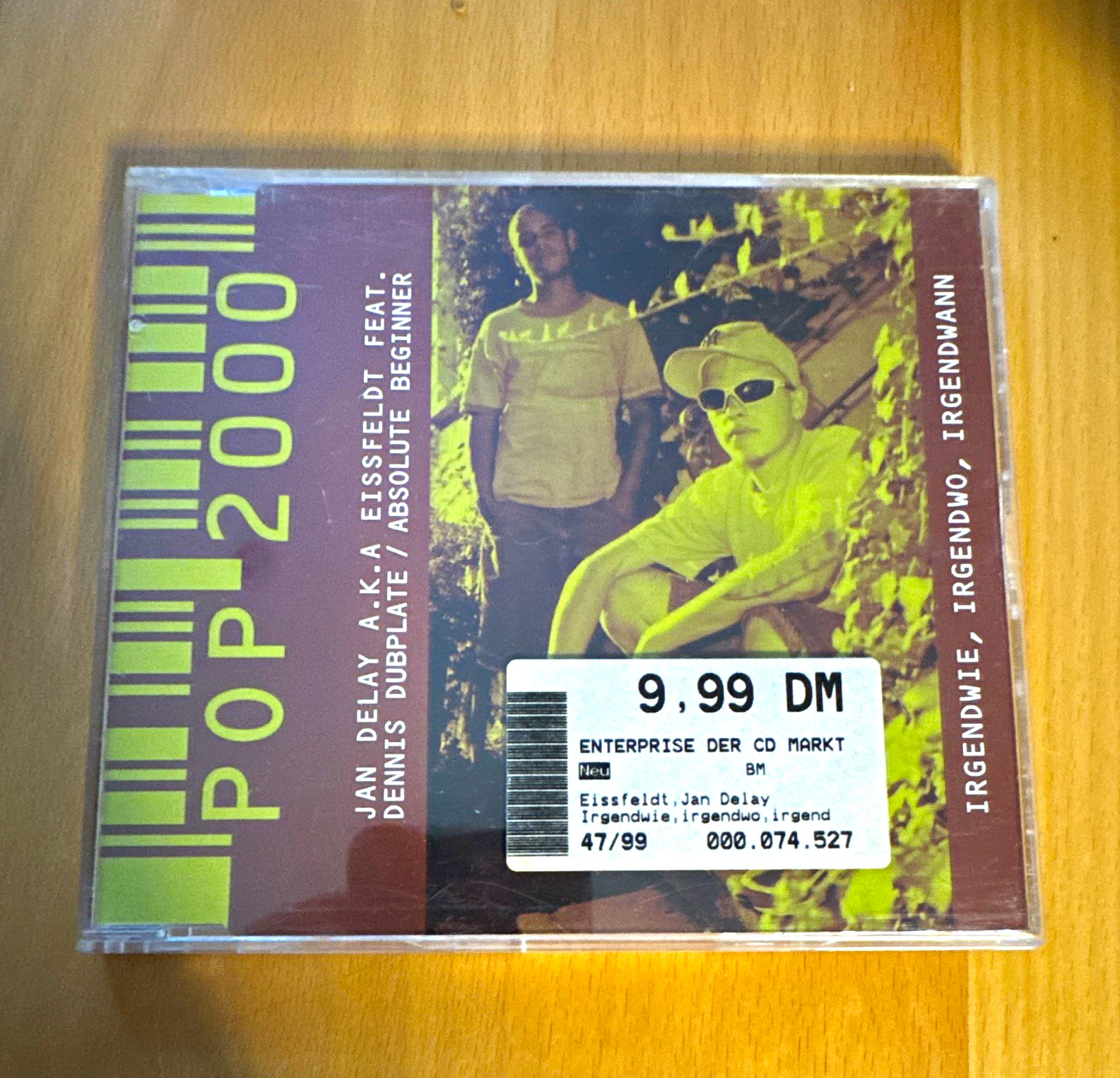 Grönland – Jan Delay – Irgendwie, irgendwo, irgendwann CD Single 1999